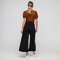 Leona Edmiston Ruby Wide Leg Pant Black 17 Leona Edmiston Ruby Wide Leg Pant Black -women's clothing Sales BP634870001 black 5
