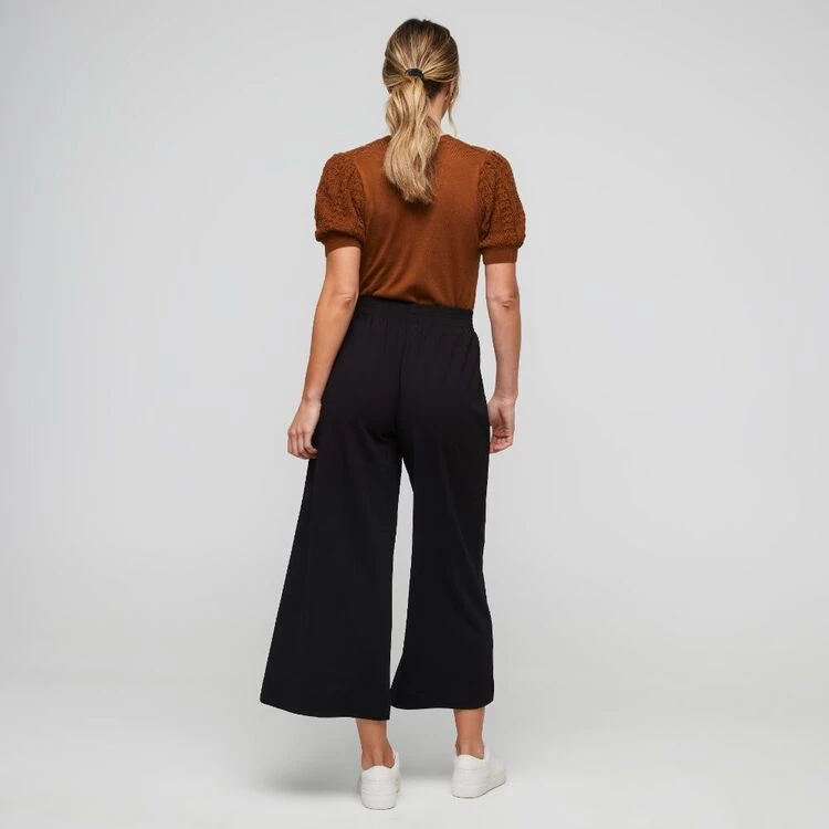 Leona Edmiston Ruby Wide Leg Pant Black 5 Leona Edmiston Ruby Wide Leg Pant Black - Image 3