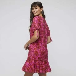 Stella Sunrise Sarasa Dress Pink Print -women's clothing Sales BP634875001 pink print 2
