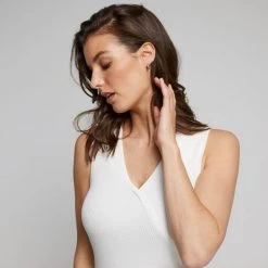 Jane Lamerton Cross Front Knit Top Cream 10 Jane Lamerton Cross Front Knit Top Cream -women's clothing Sales BP640557001 cream 2