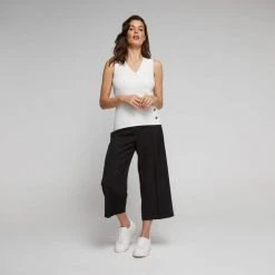 Jane Lamerton Cross Front Knit Top Cream