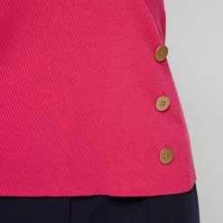 Jane Lamerton Cross Front Knit Top Cyclamen 8 Jane Lamerton Cross Front Knit Top Cyclamen -women's clothing Sales BP640558001 cyclamen 7