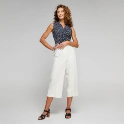 Jane Lamerton Pintuck Culotte Cream -women's clothing Sales BP640562001 cream 5