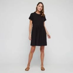 Khoko Collection T Shirt Dress Black 9 Khoko Collection T Shirt Dress Black -women's clothing Sales BP641028003 black 3