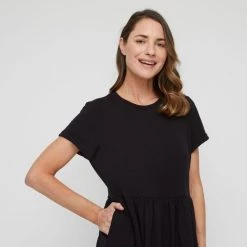 Khoko Collection T Shirt Dress Black 8 Khoko Collection T Shirt Dress Black -women's clothing Sales BP641028003 black 4