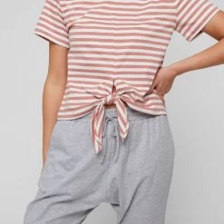 Khoko Collection Twist Tie Short Sleeve Top -women's clothing Sales BP641030003 black 4