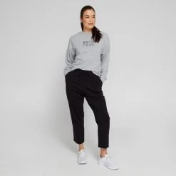 Anthology Wide Leg Cotton Pant Black -women's clothing Sales BP641037004 black