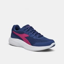 Diadora Eagle 5 Women's Runner Navy & Pink -women's clothing Sales BP642911005 nvy pnk 2